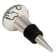 Black Leaf Ceramic Floral Wine Bottle Stopper